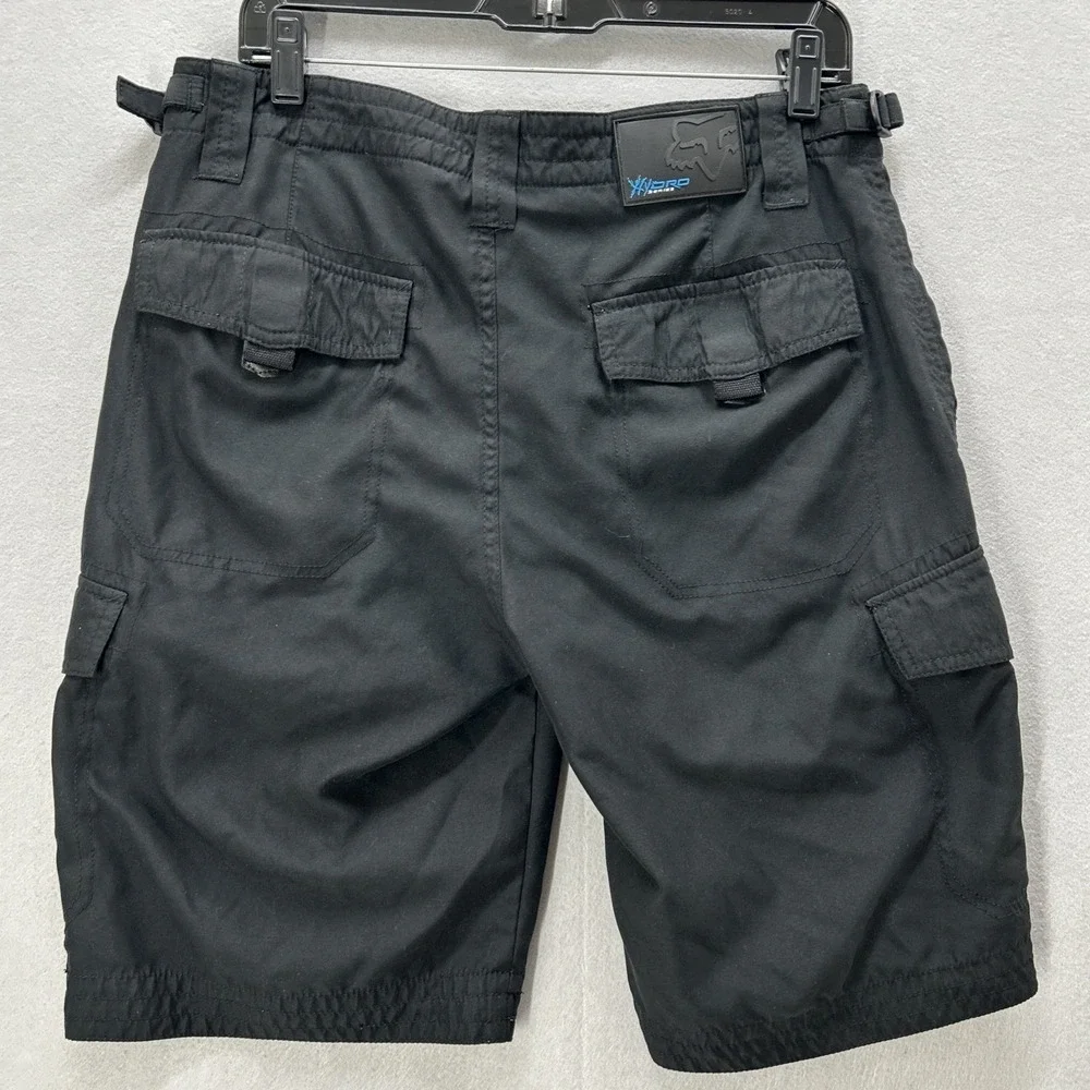 Fox Racing Hydro Series Cargo Shorts Black Mens Size 32 Utility MTB 10